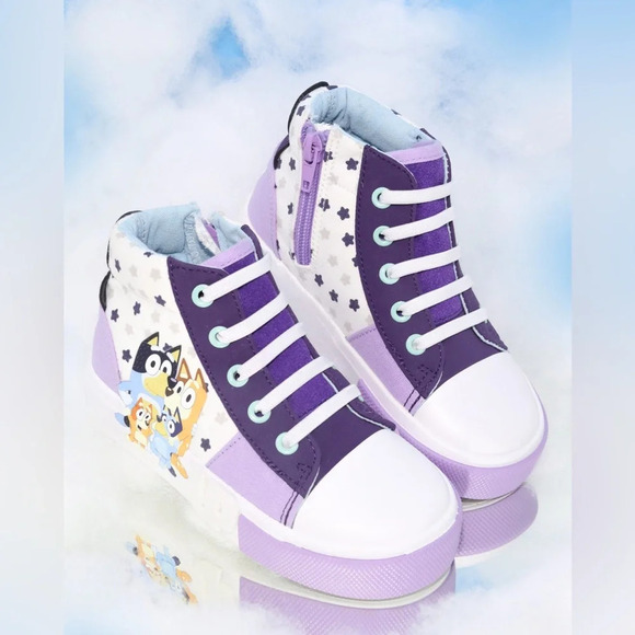 GROUND‎ UP Bluey High Top Kid Sneakers Unisex - Picture 1 of 14